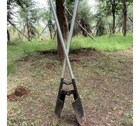Heavy Duty Post Hole Digger Shovel for Garden Lawn Decks Yard Farm, Digging Tool for Flag Pole Hole