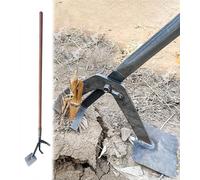 Heavy-Duty Post Puller - Steel Stump & Shrub Removal Tool for Yards, Farms & Contractors - Fence Pole Lifter with Serrated Anti-Slip Grip