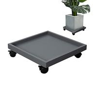 Heavy Duty Potted Plant Stand on Wheels, Lockable Plant Caddy Trolley, Rolling Flower Pot Rack with Casters for Indoor & Outdoor Use, Durable Plant Holder Dolly