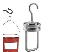 Heavy Duty Powder Paint Rotating Hook | 360° Swivel Hook for Display Stand Mount, Steel Hanging Clip for Hanging on Indoor and Outdoor Stand 360 Rotation