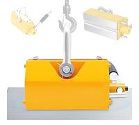 Heavy Duty Power Lift Magnet with Quick Release, 800/1320 lbs Capacity, for Hoist and Shop Crane Operations