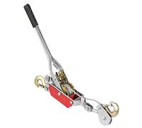Heavy Duty Power Puller, 2/4 Ton Wire Rope Ratchet Winch Tool Rope Puller Trailer Car Pull (2 Ton)
