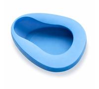 Heavy Duty PP Bedpan for Men & Women, Firm Thick Stable Bed Urinal for Elderly, Disabled & Bedridden Patients (36.5x28x10.6cm)