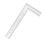 Heavy Duty Precise Stainless Steel Double Scale Right Angled Ruler For Woodworking And Construction With Aluminum Base Heavy Duty Square