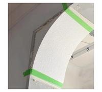 Heavy-Duty Precurved Archway Support Set, Paintable Modern Foam Corners for High-Traffic Hallways/Kitchens/Commercial Interior Openings(26.5x26.5x26.5cm/10.4x10.4x10.4")