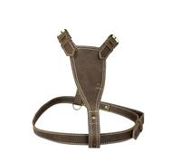 Heavy Duty Premium Genuine Leather Dog Harness