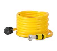 Heavy Duty Pressure Washer Suction Hose with Filter - Compatible with Karcher K2-K7 & Bosch AQT Series, Reinforced PVC & Rubber Inner Layer, Quick Connect Coupling for Easy Use (15M)