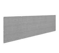 Heavy Duty Privacy Screen for Balcony & Fence40/50/60cm Height 85% Blockage Garden Fencing Mesh with Eyelets & Cable Ties Grey 40x800cm Durable HDPE Privacy Shield