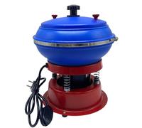 Heavy Duty Professional Vibratory Tumbler Machine, Electric Vibrating Polisher, Metal Polishing Equipment for Rock Tumbling, Jewelry Making, Metal Finishing and Deburring