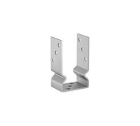 Heavy Duty PSOZ Hot Dip Galvanized Pergola Gazebo Post Base Support Shoe for 90mm Posts - Mill (91 x 150 x 60 x 4mm)