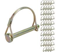 Heavy Duty PTO Power Take Off Pins Shaft Locking Fastener 8mm x 58mm 50pc