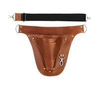 Heavy Duty PU Leather Garden Tool Belt Portable Gardening Pouch for Women and Men Gardeners Functional Tool Organizer for Pruning & Weeding Tvy276 (B, One Size)