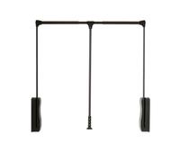 Heavy Duty Pull Down Closet Rod,Pull Damping Buffer Wardrobe Lifting Rail,Automatic Return Closet Lift,for Hanging Clothes(Color 1,890-1210mm)