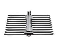 Heavy Duty Pull Out Trousers Rack Double Row Aluminum Alloy Clothes Hanger for Pants Top Mounted Wardrobe Storage Solution Slide Out Clothes Rail