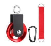 Heavy Duty Pulley and Carabiner Set - Pulleum System | Sports Equipment with Rapid Noise Reduction for Lifting the House in Difficult Conditions That Are Housed