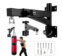 Heavy-Duty Punch Bag Bracket,Adjustable Boxing Bag Bracket,360-Degree Rotating Heavy-Duty Sandbag Hook,Suitable For Kickboxing Sandbags,Muay Thai Sandbags,Speed Sandbags,For Outdoor And Home Gym Use.