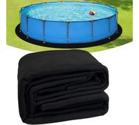 Heavy-Duty Puncture Proof Pool Liner Pad for Above Ground Pools, Seamless Underlay Mat to Protect Pool Bottom