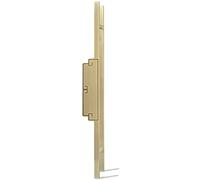 Heavy Duty Push Pull Door Handle for Glass/Wooden/Metal Doors,Retro Aluminum Sliding Barn Door Handle Pull,40/60/80/100/120Cm Long/Red Copper/80Cm/31.(Bronze-40Cm/15.7In