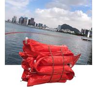 Heavy-Duty PVC Floating Oil Spill Containment Boom, 65.6ft x 13.8inch for Harbors & Lakes, Ideal for Waterweed & Surface Debris Management