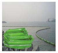 Heavy-Duty PVC Oil Containment Booms for Marina, Reusable Industrial Oil Interception Fences Green High Visibility, Float-Type PVC Oil Fence for Ports Rivers Marine(L-65 3/5 ft(20m),H-1 1/2 ft(0.45m))