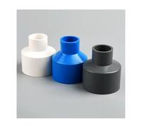 Heavy-Duty PVC Reducer Coupling for Water Pipe, Aquarium, Greenhouse - 63mm-90mm to 20mm-75mm Adapter - 1pc (Blue/Grey/White)(Blue,63x40mm)
