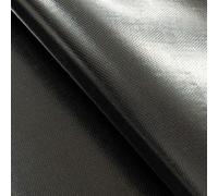 Heavy Duty PVC Waterproof Fabric, 610gsm, 200cm Width, Fire Retardant, Double-Coated, for Tarpaulins, Covers, Marquees. Supplied by The Metre as One Length of Fabric (Black, by The Metre)