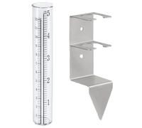 Heavy Duty Rain Collector Replacement Tubes Rain Measurement Replacements for Yard Agriculture Climate Studies Outdoor Measurement Replacement Tubes