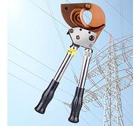 Heavy Duty Ratchet Cable Cutter, Manual Shears for Cutting Aluminum