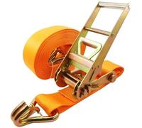 Heavy Duty Ratchet Straps, 4 Inch Wide, 33069 LBS Break Strength, Self-Locking Hooks, Ideal for Cargo, Moving, Truck, Trailers, Kayaks, Car Roof (19.7 Ft)