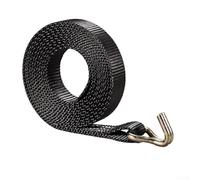 Heavy Duty Ratchet Straps, 800kg Load Capacity Polyester Cargo Tie Downs for Luggage and Outdoor Use, 5m Securing Straps with Dual Hook Design(with Hook 5 Meters)