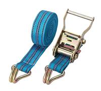 Heavy Duty Ratchet Straps Set for Secure Transport, 2 Inch Wide Tie Down Straps for Trucks, Trailers, and Car Roofs, Ideal for Cargo Securing in Various Lengths