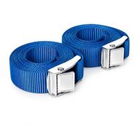 Heavy Duty Ratchet Tie Down Straps 2.5m x 2 Pack for Bikes, Cars, Trailers, Luggage, Furniture & Cargo with Secure Buckle, Durable Adjustable Lashing Belts for Transport (Strap 2.5m x 2PK)
