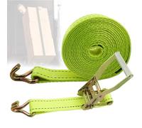 Heavy Duty Ratchet Tie Down Straps with Double J Hooks, Adjustable Securing Straps for Secure Transport on Roof Racks, Trailers, Motorcycles, and Household Use