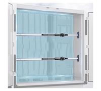 Heavy-Duty Ratcheting Cargo Bar Set for Trucks, Trailers & Vans - Adjustable Telescoping Restraint Bars with Non-Slip Pads - Available in 1/2/3/4 Packs for Secure Cargo Organization