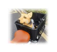 Heavy-Duty Rear Rack Bike Basket for E-Bikes and Bicycles - with metal frame, soft padding, Great for Groceries, Dogs, Pets & Daily Commutes