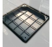 Heavy-Duty Reced Steel Manhole Covers 750x600mm - Waterproof, Secure Drainage Solutions for Underground Parking & Basement Sewage, Portable & Durable Design
