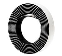 Heavy Duty Reclosable Fastener Tape, SJ3550 Style Dual Lock Mounting Strip, 25.4mm x 1m, Waterproof Adhesive Mushroom Head Fastening Tape for Indoor/Outdoor, Black
