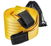 Heavy Duty Recovery Tow Strap 20ft x 7.1 Inch - 90,000lbs Break Strength (50 US Tons),Tow Rope for Trucks, Jeeps, SUV, Tractor, Van, Bus, RV & Off-Road Vehicle Recovery