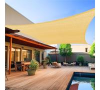 Heavy Duty Rectangle Sun Shade Sail95% UV Block Canopy Awning for Outdoor Patio Garden Terrace Backyard Pergola (2Pack) Perfect for Sun Protection