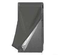 Heavy Duty Refrigerator Cover 210D Oxford Cloth Waterproof Dust Shield for Outdoor Fridge Freezer Dryer Washing Machine Gray(23 * 23 * 34in)