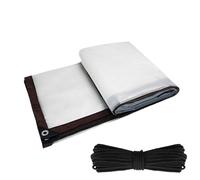 Heavy Duty Reinforced Clear Waterproof Tarpaulin Hutch Cover - Rabbit Hutch - 1m*2, Include Rainproof Cover Rope - For Garden, Outdoor, Camping