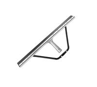 Heavy-Duty Reinforced Floor Squeegee, 24-Inch Commercial Rubber Blade with Support Brace for Garage, Warehouse, Concrete, Wet/Dry Floor Cleaning and Water Removal