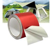 Heavy Duty Repair Tape - 8cm x 8m Waterproof & UV Proof - for Tents, Awnings, Boat Covers (Red)