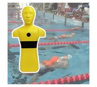 Heavy-Duty Rescue Dummy For Pool/Beach And River Simulations, With Three Water Injection Ports(Orange)