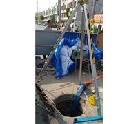 Heavy Duty Rescue Tripod - Lifting Equipment for Fire Rescue and Confined Spaces, for Emergency Situations
