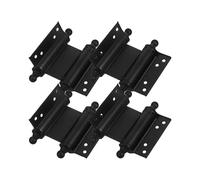 Heavy Duty Residential Hinges Hardwares 4pcs Automatic Closing Double Spring Door Inside Hinge Adjustable Angle Freeswinging