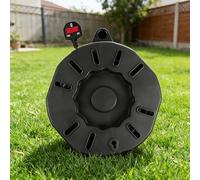 Heavy Duty Retractable 4 Socket 10m Extension Lead Reel, 13A Thermal Overload Protection, 1.25mm Thick Heavy Duty Cable,Impact Resistant Material for Camping, Job Site, Outdoor DIY