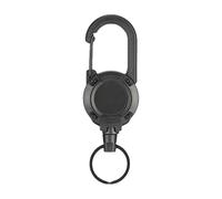 Heavy Duty Retractable Curse Holder, Retractable Karabiner Key Trailer, Train Resistant Carabiner with Steel Cord, Child Button Badge Holder for Outdoor Activities