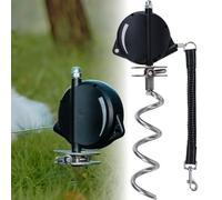 Heavy-Duty Retractable Dog Tie Out Cable: The Ultimate Dog Line for Outside - Super Strong Tie Out Retractable Cable for Dogs.