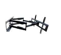 Heavy-Duty Retractable Swing Arm Mount Bracket for 60"-70" LCD TV 600x400 VESA 60kg Load Capacity Wall-Mounted Support for Large Screens